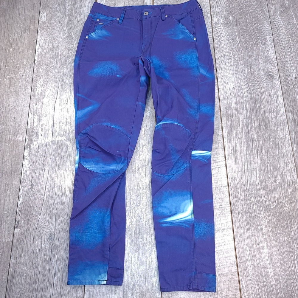 G-Star Womens 3D Boyfriend Jeans Size 27x30 Acid Wash Denim Mid Rise Pant